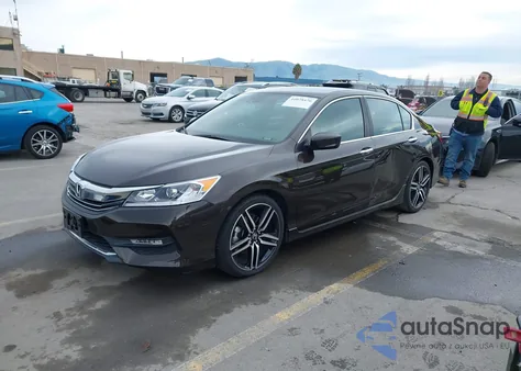 2016 Honda Accord Sport from USA, damaged, VIN 1HGCR2F60GA089455